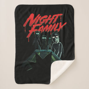 RICK AND MORTY™ Night Familie Sherpa Deken