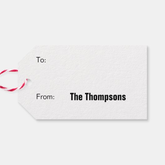 Rick and Morty | Portal Rick Merry Rickmas Cadeaulabel (Achterkant Horizontaal)