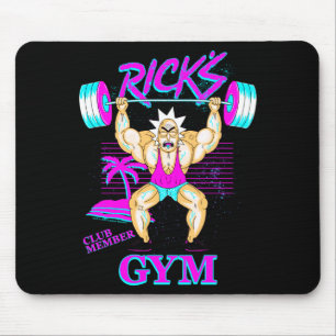 Rick And Morty Ricks Gym Club Lid Muismat