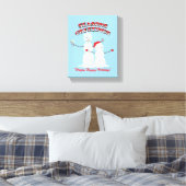 Rick and Morty | Snowmen Season's Greetings Canvas Afdruk (Insitu (Slaapkamer))