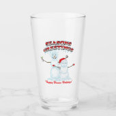 Rick and Morty | Snowmen Season's Greetings Glas (Voorkant)