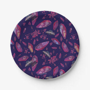 Rick and Morty Time Crystal Pattern Papieren Bordje
