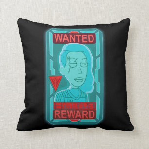 RICK AND MORTY™ Wanted Poster van Space Beth Kussen