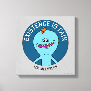 RICK EN MORTY™   Aanwezigheid is pijn Canvas Afdruk