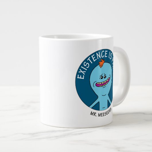 RICK EN MORTY™ | Aanwezigheid is pijn Extra Grote Beker (Voorkant rechts)