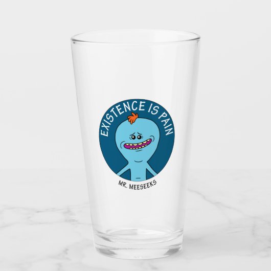 RICK EN MORTY™ | Aanwezigheid is pijn Glas (Voorkant)