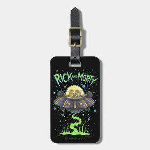 RICK EN MORTY™ Afbeelding van de ruimtevlucht Bagagelabel