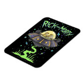 RICK EN MORTY™ | Afbeelding van de ruimtevlucht Magneet (Linkerzijde)