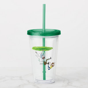 RICK EN MORTY™   Afschaffing portaal Acryl Drinkbeker