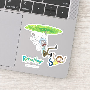 RICK EN MORTY™   Afschaffing portaal Sticker