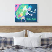 RICK EN MORTY™ | Afvallen van geïnfecteerd portaal Canvas Afdruk (Insitu (Slaapkamer))