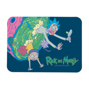 RICK EN MORTY™ Afvallen van geïnfecteerd portaal Magneet