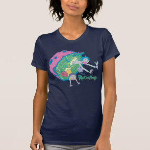 RICK EN MORTY™ Afvallen van geïnfecteerd portaal T-shirt