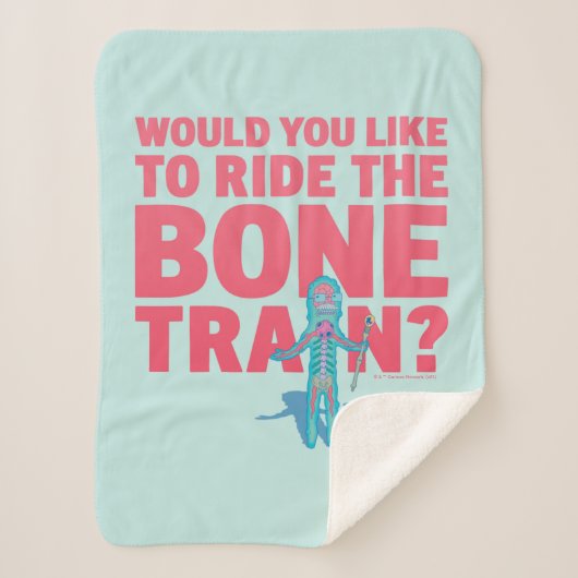 RICK EN MORTY™ | Anatomie Park - Bottrein Sherpa Deken (Voorkant)