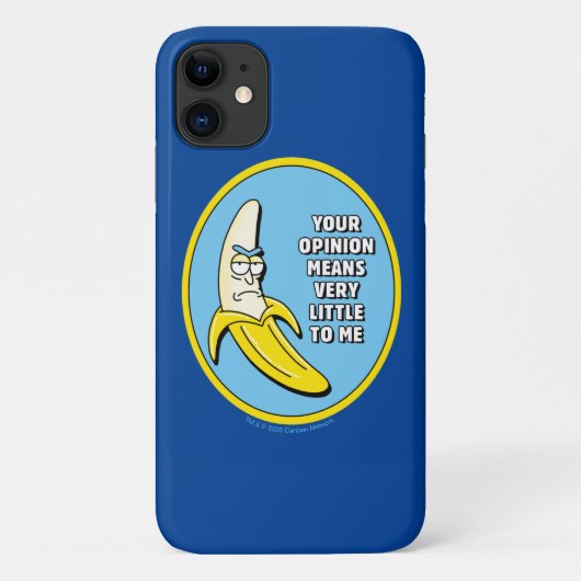 RICK EN MORTY™ | Banana Rick Badge Case-Mate iPhone Case (Achterkant)