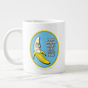 RICK EN MORTY™   Banana Rick Badge Extra Grote Beker