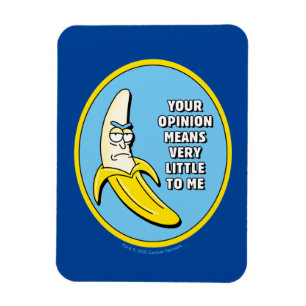 RICK EN MORTY™   Banana Rick Badge Magneet