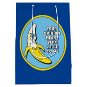 RICK EN MORTY™ | Banana Rick Badge Medium Cadeauzakje (Achterkant)