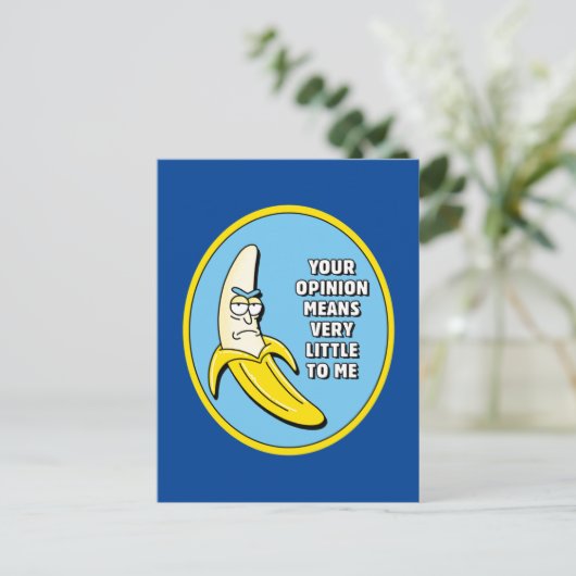 RICK EN MORTY™ | Banana Rick Badge Uitnodiging Briefkaart (Staand voorkant)