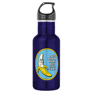 RICK EN MORTY™   Banana Rick Badge Waterfles