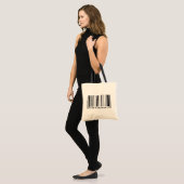 Rick en Morty Bar Code Grafisch Tote Bag (Voorkant (model))