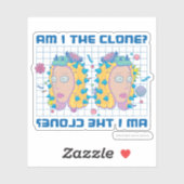 RICK EN MORTY™ | Ben ik de kloon? Sticker (Vel)