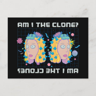 RICK EN MORTY™   Ben ik de kloon? Uitnodiging Briefkaart