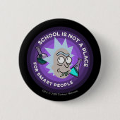 RICK EN MORTY™ | Buitengheidspatroon Ronde Button 5,7 Cm (Voorkant)
