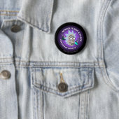 RICK EN MORTY™ | Buitengheidspatroon Ronde Button 5,7 Cm (In situ)