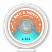 RICK EN MORTY™ | Buitengheidspatroon Sticker (Voorkant)