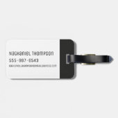 RICK EN MORTY™ | Buitengraten Bagagelabel (Achterkant horizontaal)