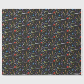 RICK EN MORTY™ | Buitengraten Patroon Cadeaupapier (Vlak)