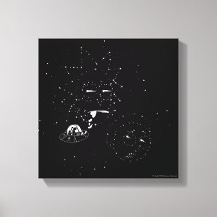 RICK EN MORTY™ Constellaties Canvas Afdruk