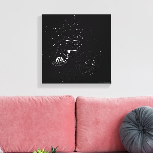 RICK EN MORTY™ | Constellaties Canvas Afdruk (Insitu (Woonkamer))