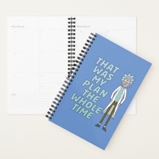 RICK EN MORTY™ | Dat was mijn plan de hele tijd Planner (Display)