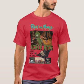 Rick en Morty Dont Fliphe Pickle Volwassenen Carto T-shirt
