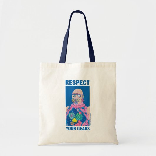 RICK EN MORTY™ | Eerbiediging van uw tandwielen Tote Bag (Voorkant)