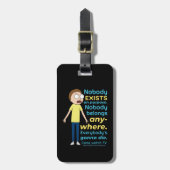 RICK EN MORTY™ | Er bestaat geen enkel doel Bagagelabel (Voorkant verticaal)