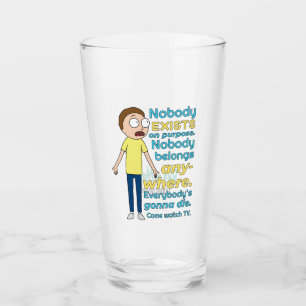 RICK EN MORTY™   Er bestaat geen enkel doel Glas