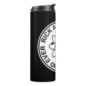 Rick en Morty Forever en Ever Atomic Badge Thermosbeker (Gedraaid links)