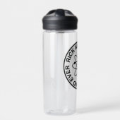 Rick en Morty Forever en Ever Atomic Badge Waterfles (Voorkant)