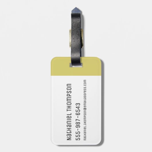 RICK EN MORTY™ | Geïnfecteerd Smith Family Pattern Bagagelabel (Achterkant verticaal)