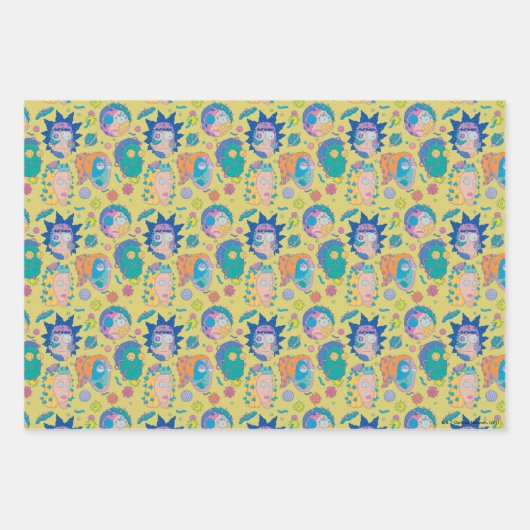 RICK EN MORTY™ | Geïnfecteerd Smith Family Pattern Inpakpapier Vel (Voorkant 2)