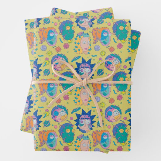 RICK EN MORTY™ | Geïnfecteerd Smith Family Pattern Inpakpapier Vel (In situ)