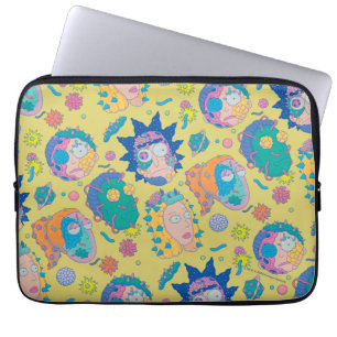 RICK EN MORTY™ Geïnfecteerd Smith Family Pattern Laptop Sleeve