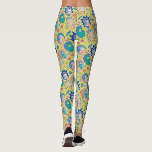 RICK EN MORTY™ | Geïnfecteerd Smith Family Pattern Leggings (Achterkant)