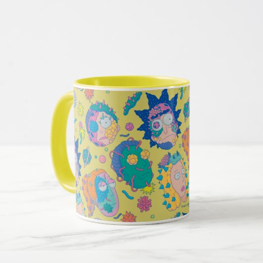 RICK EN MORTY™ | Geïnfecteerd Smith Family Pattern Mok (Voorkant links)
