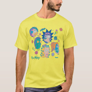 RICK EN MORTY™ Geïnfecteerd Smith Family Pattern T-shirt