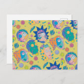 RICK EN MORTY™ | Geïnfecteerd Smith Family Pattern Uitnodiging Briefkaart (Voorkant / Achterkant)
