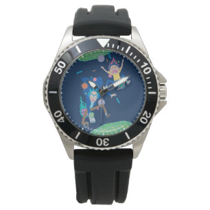 RICK EN MORTY™ Geïnfecteerde portaalsprint Horloge
